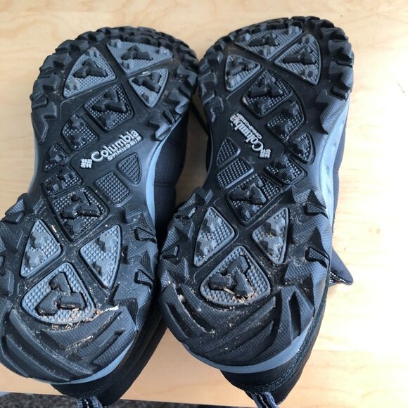 COLUMBIA Harper Forest Omni-Heat Waterproof Hiking Boots Mens 9 Black YM0729 - Picture 10 of 11